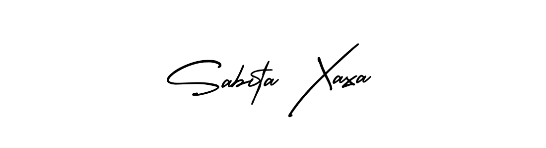 Create a beautiful signature design for name Sabita Xaxa. With this signature (AmerikaSignatureDemo-Regular) fonts, you can make a handwritten signature for free. Sabita Xaxa signature style 3 images and pictures png
